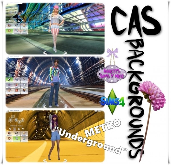  Annett`s Sims 4 Welt: CAS Backgrounds Metro