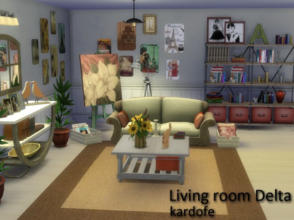  The Sims Resource: Living room Delta by Kardofe