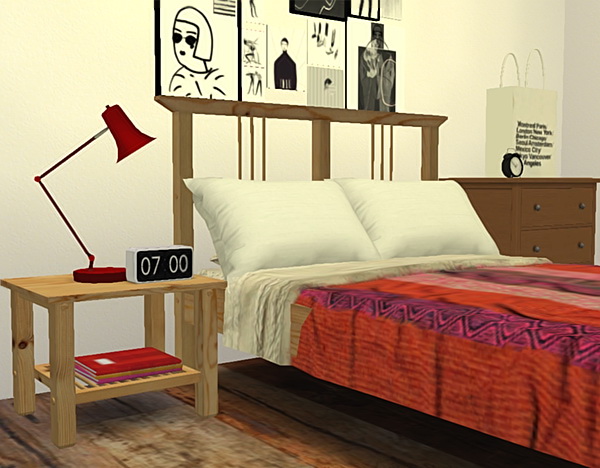  Pure Sims: IKEA inspired bedroom
