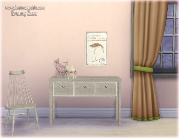  The Sims Models: Seth furniture and decor by Granny Zaza