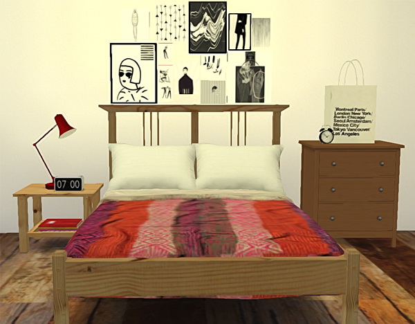  Pure Sims: IKEA inspired bedroom