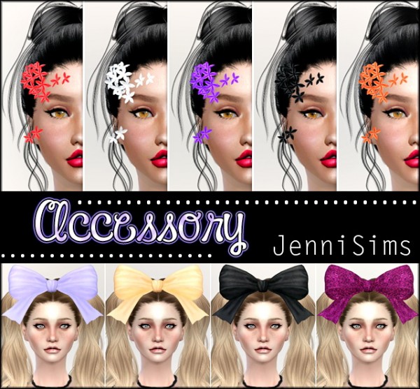  Jenni Sims: Sets of Accessory Flowers Bow Headband