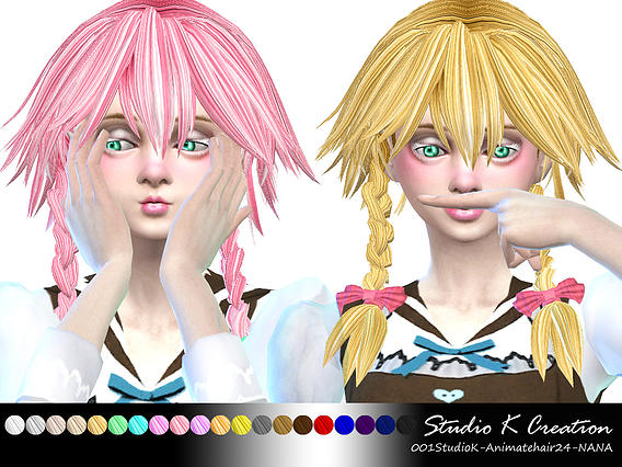 Studio K Creation: Animate hair 24   NANA
