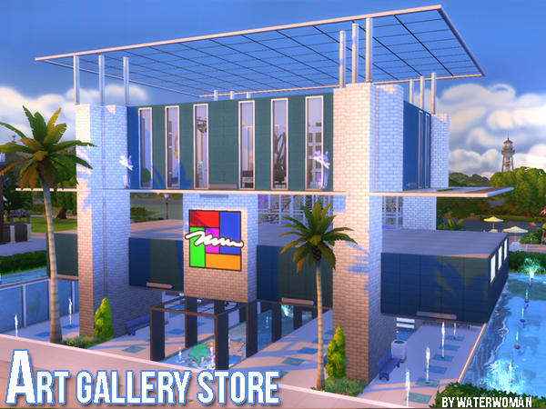  Akisima Sims Blog: Art Gallery Store