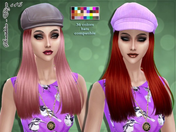  The Sims Resource: Sintiklia   Hair s16 Eliza