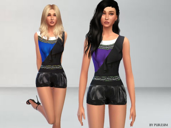  The Sims Resource: Classy Romper by PureSim