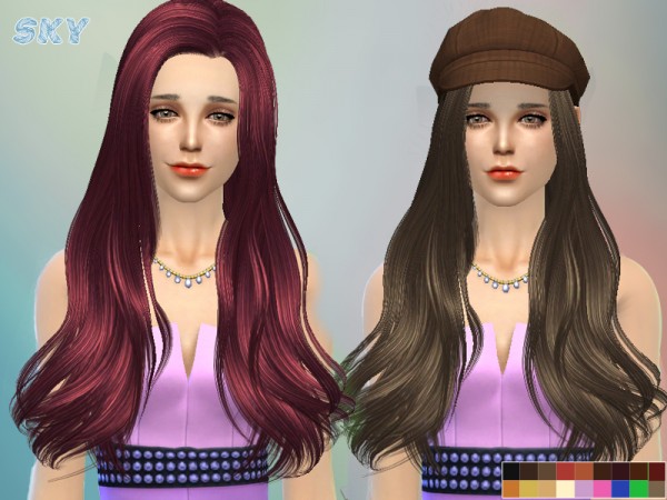  The Sims Resource: Skysims hair 237