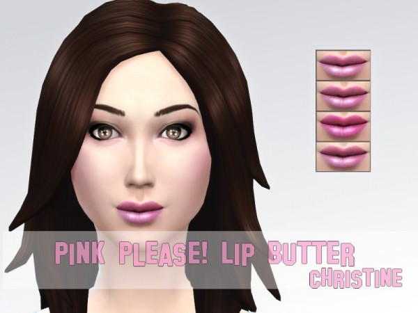  CC4Sims: Pink lip butter