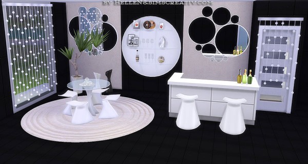  Sims Creativ: Dining room Lora by HelleN