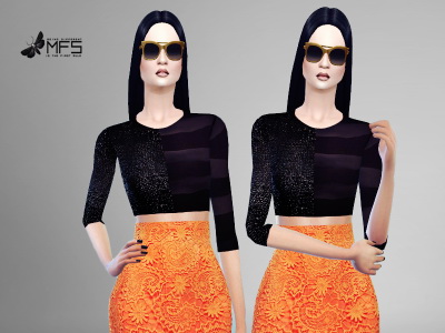  MissFortune Sims: Orange Vibes collection