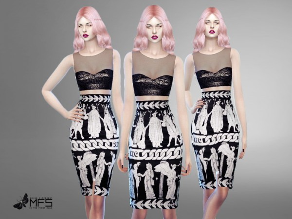  MissFortune Sims: Christina Dress