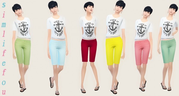 Simlife: Shorts recolors