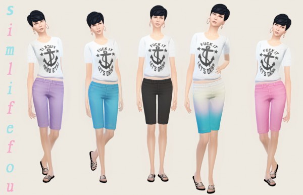  Simlife: Shorts recolors
