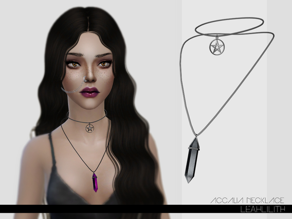  The Sims Resource: Accalia Necklace by LeahLillith