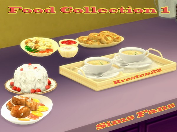  Sims Fans: Food Collections 1