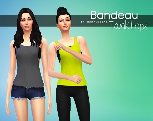  Marvin Sims: Bandeau Tank Tops