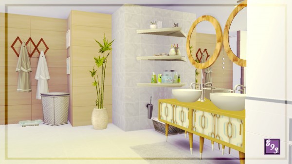  The Stories Sims Tell: Modern Spectrum   White Bathroom