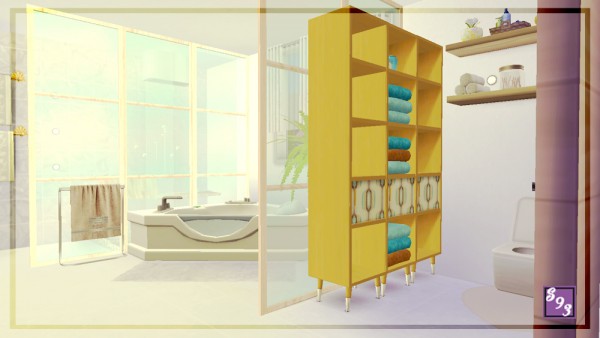  The Stories Sims Tell: Modern Spectrum   White Bathroom