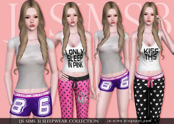  JS Sims 4: Sleepwear collection