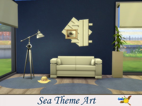  The Sims Resource: Sea Theme Art by evi