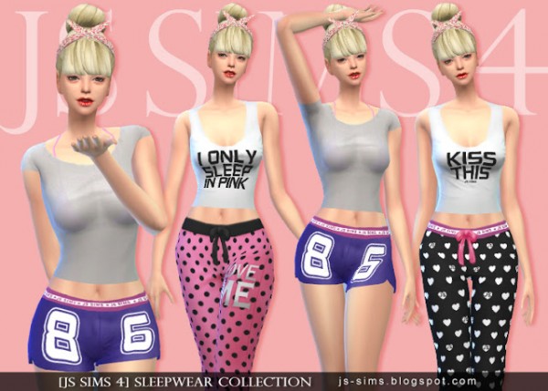  JS Sims 4: Sleepwear collection