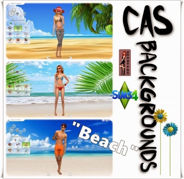  Annett`s Sims 4 Welt: CAS Backgrounds Beach