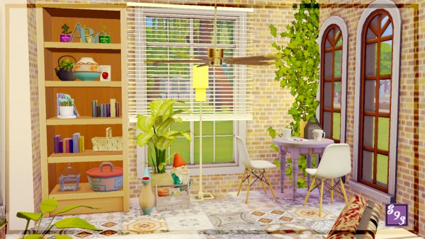  The Stories Sims Tell: Modern Spectrum   Brown Sunroom