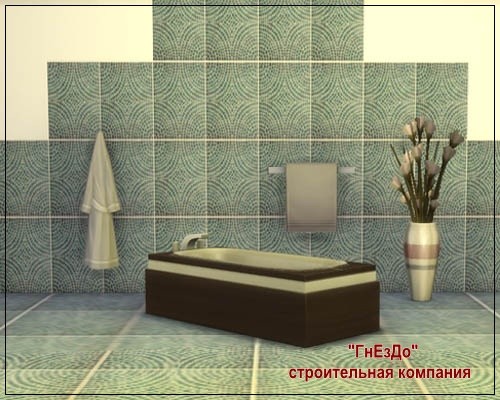  Sims 3 by Mulena: Ceramic tile Cascade
