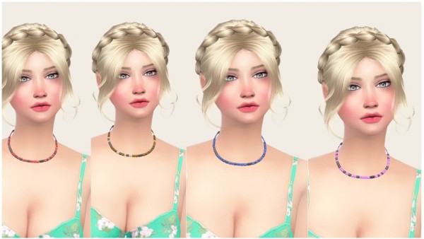  Simlife: Beaded accessories necklace