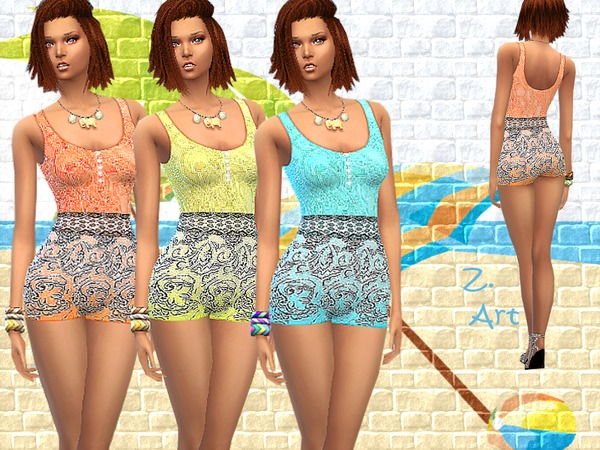  The Sims Resource: Beach Colours by Zuckerschnute20