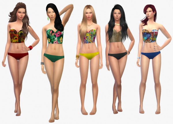  19 Sims 4 Blog: Bikini Set 2   4