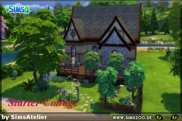  Blackys Sims 4 Zoo: Starter cottage by Sims Atelier