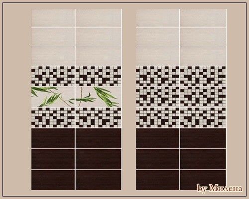  Sims 3 by Mulena: Ceramic tile branch