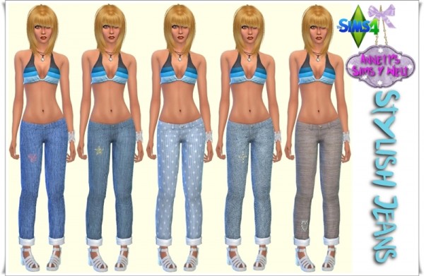  Annett`s Sims 4 Welt: Stylish Jeans