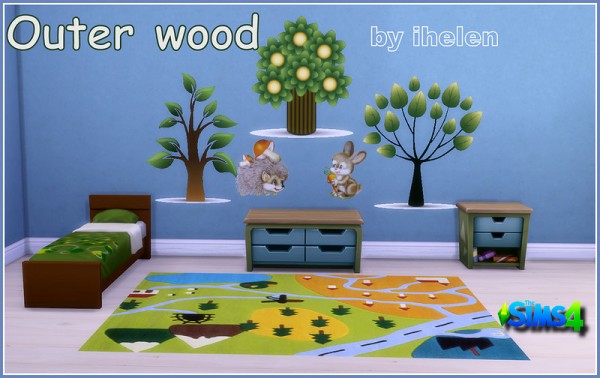 Ihelen Sims: Stiсkers Outer wood