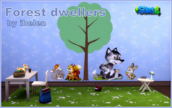  Ihelen Sims: Stickers Forest dwellers by ihelen
