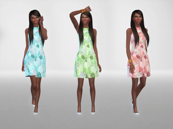  The Sims Resource: Marianne   Dress by tangerinesimblr