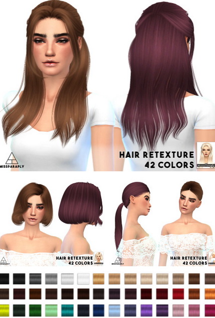  Miss Paraply: Alesso solid hairstyles retextured