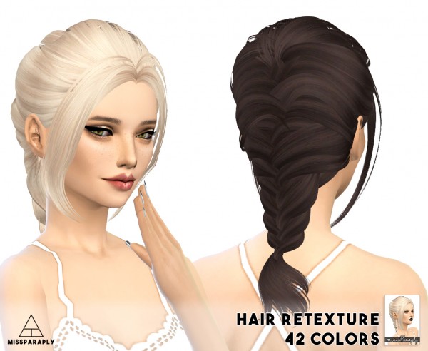  Miss Paraply: Skysims solid hairstyles retextured