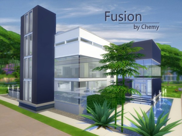  The Sims Resource: Fusion house by Chemy