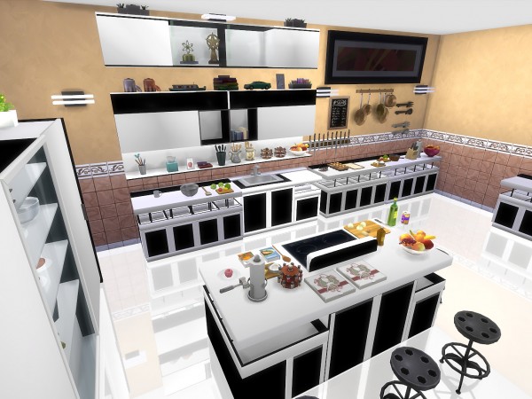  Mod The Sims: Modern Kitchen by sim4fun