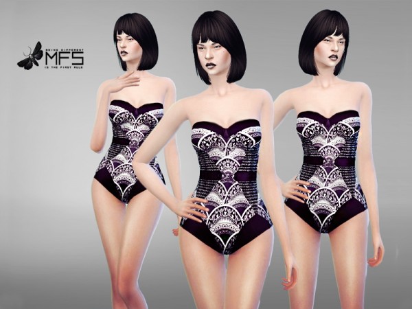  MissFortune Sims: Ginevra Bodysuit