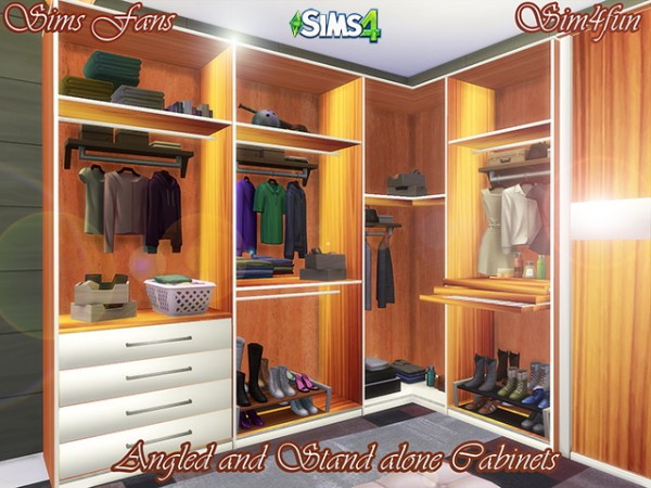  Sims Fans: Angled and Stand Alone Cabinets by Sim4fun