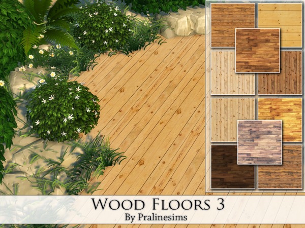  The Sims Resource: Wood Floors 3 by Praline Sims