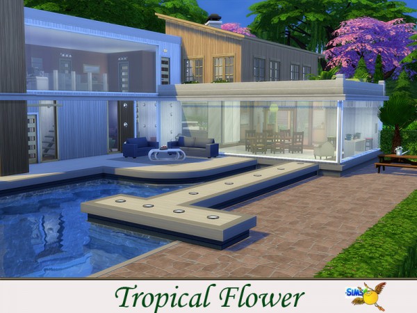  The Sims Resource: Tropical Flower by evi