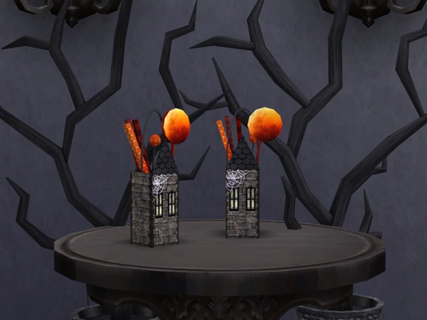  The Sims Resource: Gothic Decor Set by Soloriya