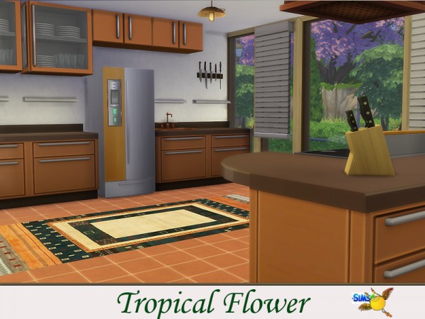  The Sims Resource: Tropical Flower by evi