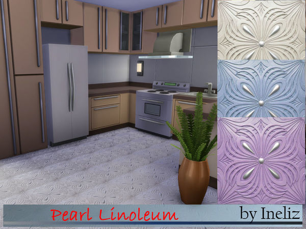  The Sims Resource: Pearl Linoleum by Ineliz