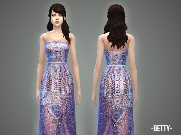  The Sims Resource: Betty   gown by April