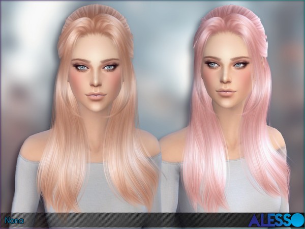  The Sims Resource: Alesso   Nana Hair